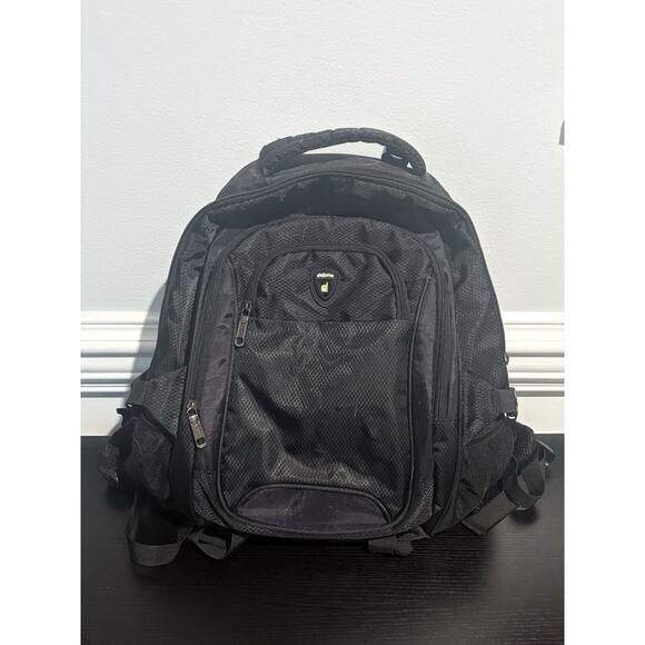 Dejuno Hubbard Black Travel Hiking Airline Compatible Backpack - 21x14x11 in - Picture 1 of 6